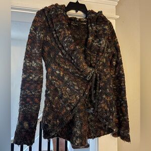 Silvia Novelli chunky knit wool bland sweater. Size small women’s.